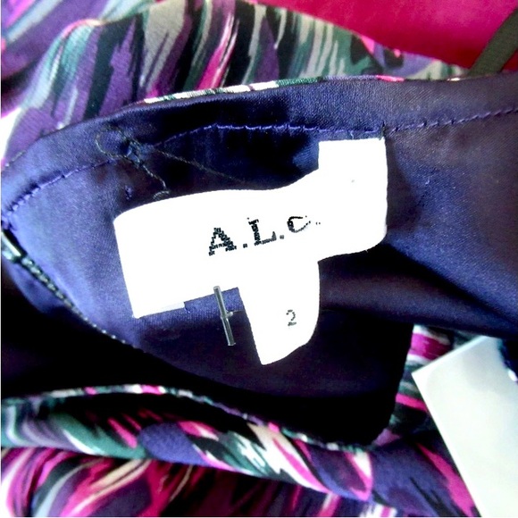 A.L.C. Peplum Long Sleeve Blouse Size 2 NWT - Picture 6 of 7